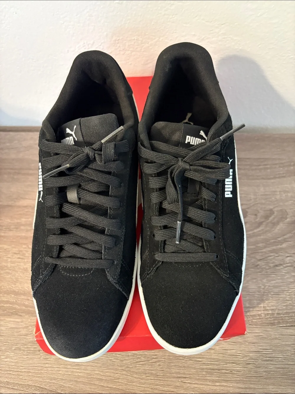 Puma Black & White Men's Low-Top Sneakers